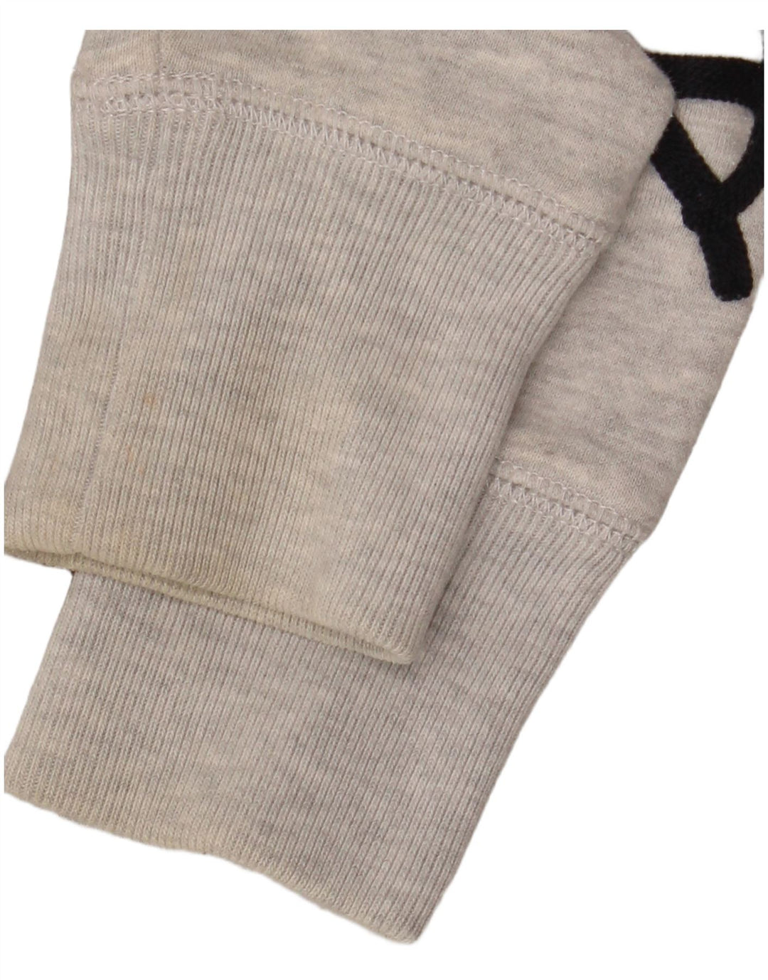 SUPERDRY Mens Graphic Zip Hoodie Sweater Small Grey Flecked Cotton