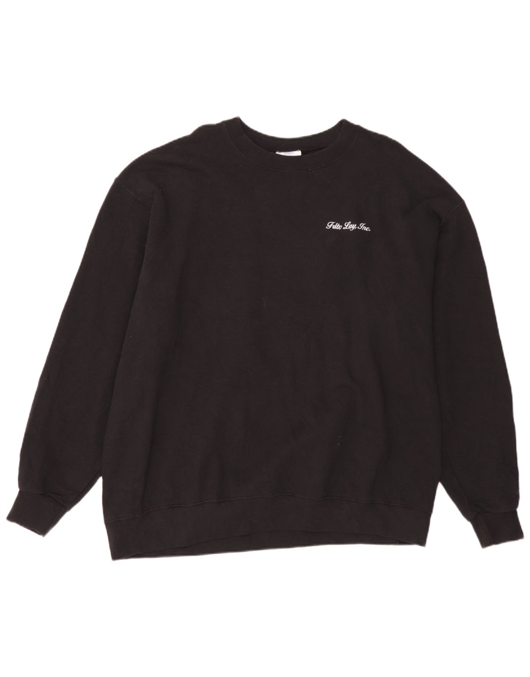 Champion Mens Sweatshirt Jumper 2XL Black Cotton