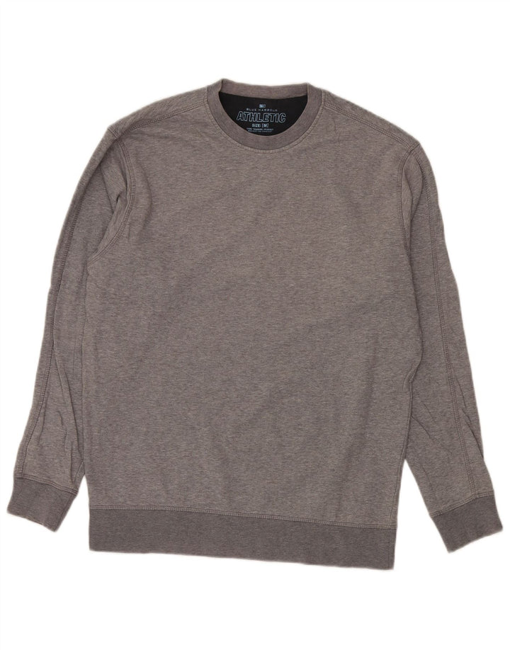 MARKS & SPENCER Mens Blue Harbour Sweatshirt Jumper Medium Grey Flecked