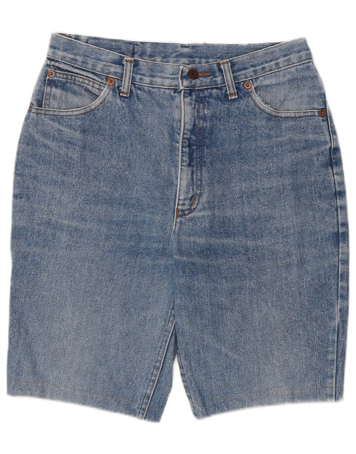 AMERICANINO Womens High Waist Denim Shorts W32 Large Blue