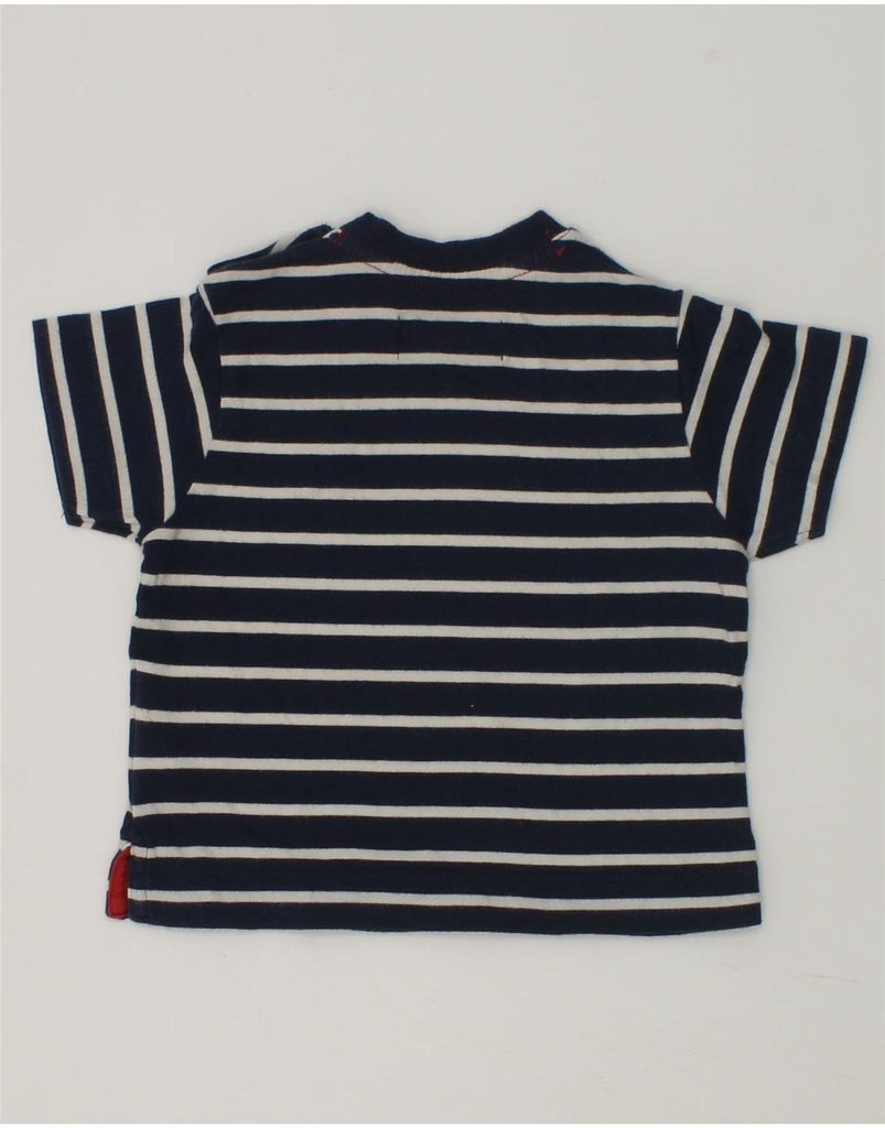 GANT Baby Boys T-Shirt Top 0-3 Months Navy Blue Striped Cotton | Vintage Gant | Thrift | Second-Hand Gant | Used Clothing | Messina Hembry 