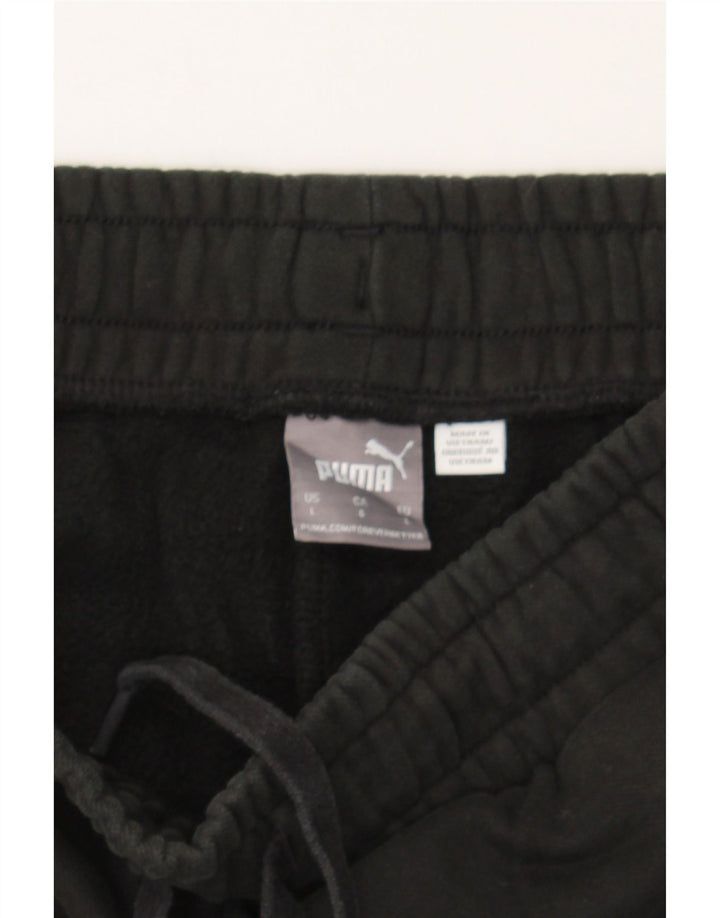 PUMA Mens Tracksuit Trousers Joggers Large  Black Vintage Puma and Second-Hand Puma from Messina Hembry 