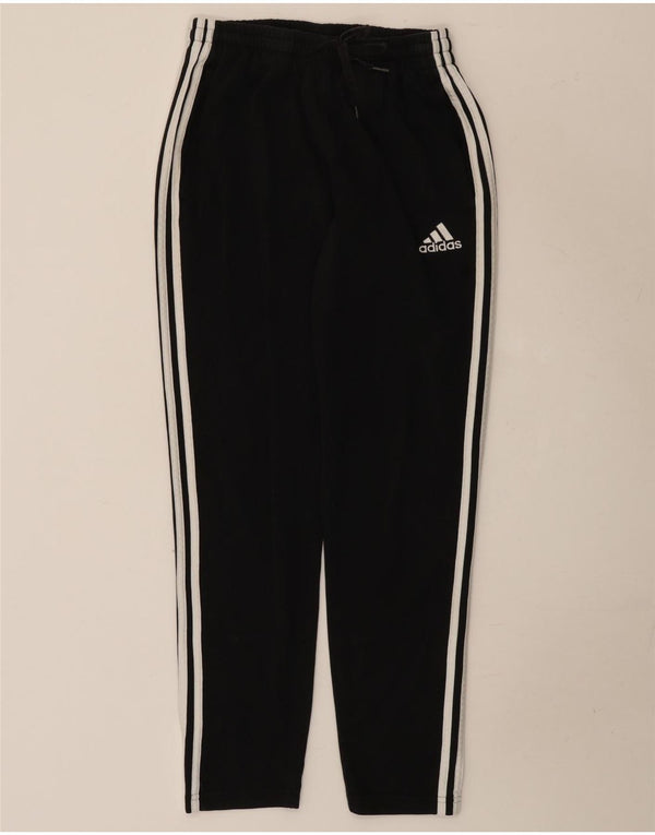 Adidas Womens Tracksuit Trousers UK 14 Medium Black Cotton