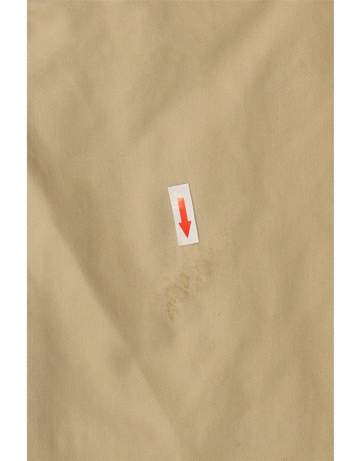 MC Joy Mens Straight Cargo Trousers IT 54 2XL W40 L29 Beige Cotton