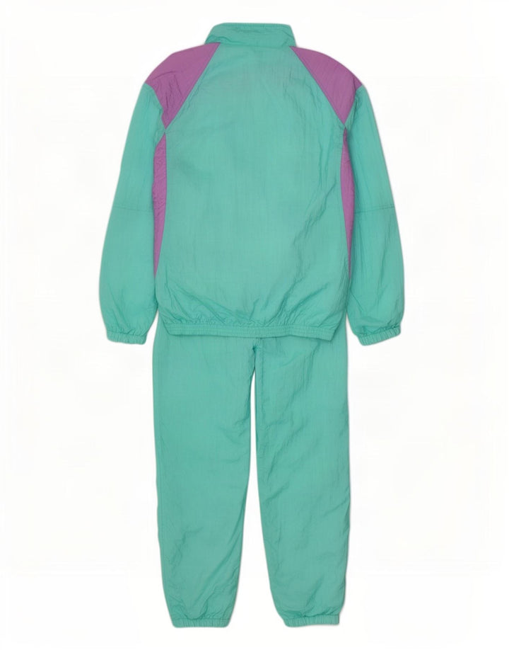 MC Ross Mens Full Tracksuit XL Turquoise Colourblock Nylon
