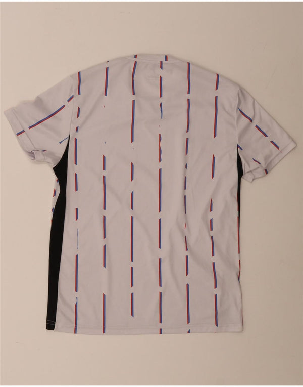 AUSTRALIAN L'ALPINA Mens Graphic T-Shirt Top Medium White Striped