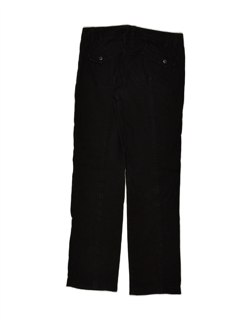 BEST COMPANY Womens Straight Chino Trousers IT 44 Medium W30 L30 Black | Vintage Best Company | Thrift | Second-Hand Best Company | Used Clothing | Messina Hembry 