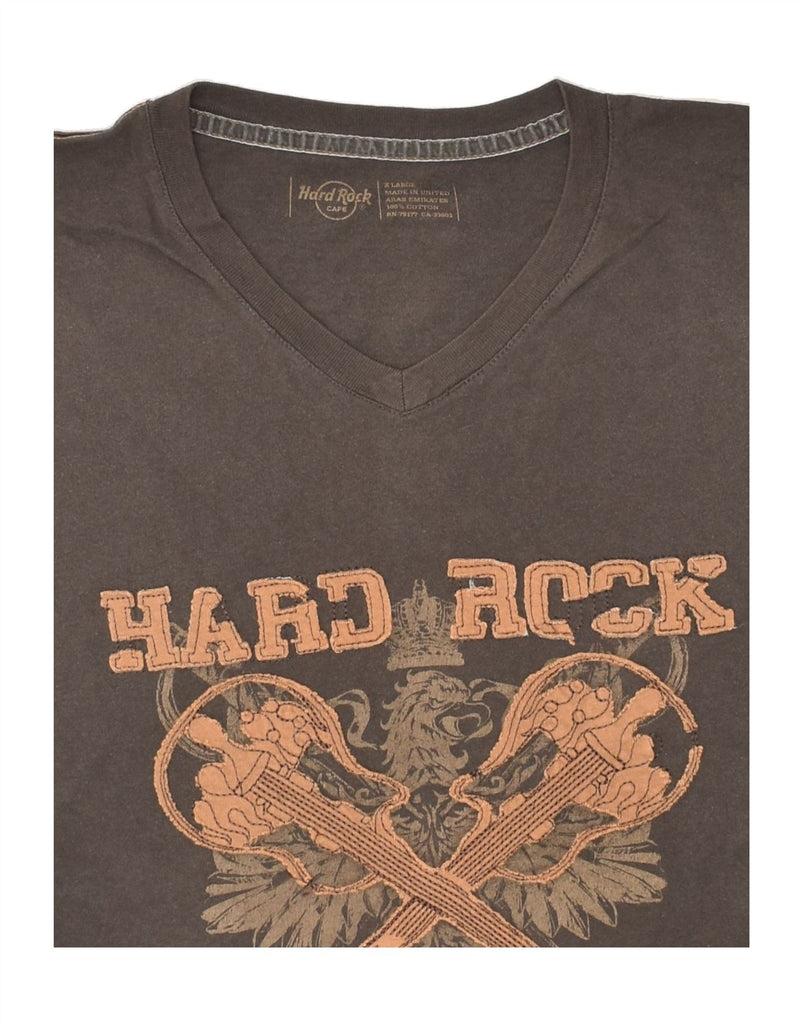 HARD ROCK CAFE Mens Munich Graphic T-Shirt Top XL Grey Cotton | Vintage Hard Rock Cafe | Thrift | Second-Hand Hard Rock Cafe | Used Clothing | Messina Hembry 