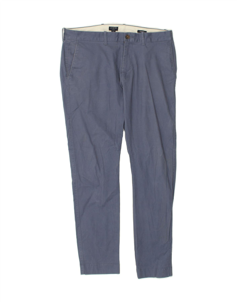J. CREW Womens Flex Skinny Chino Trousers W33 L30 Blue Cotton | Vintage J. Crew | Thrift | Second-Hand J. Crew | Used Clothing | Messina Hembry 