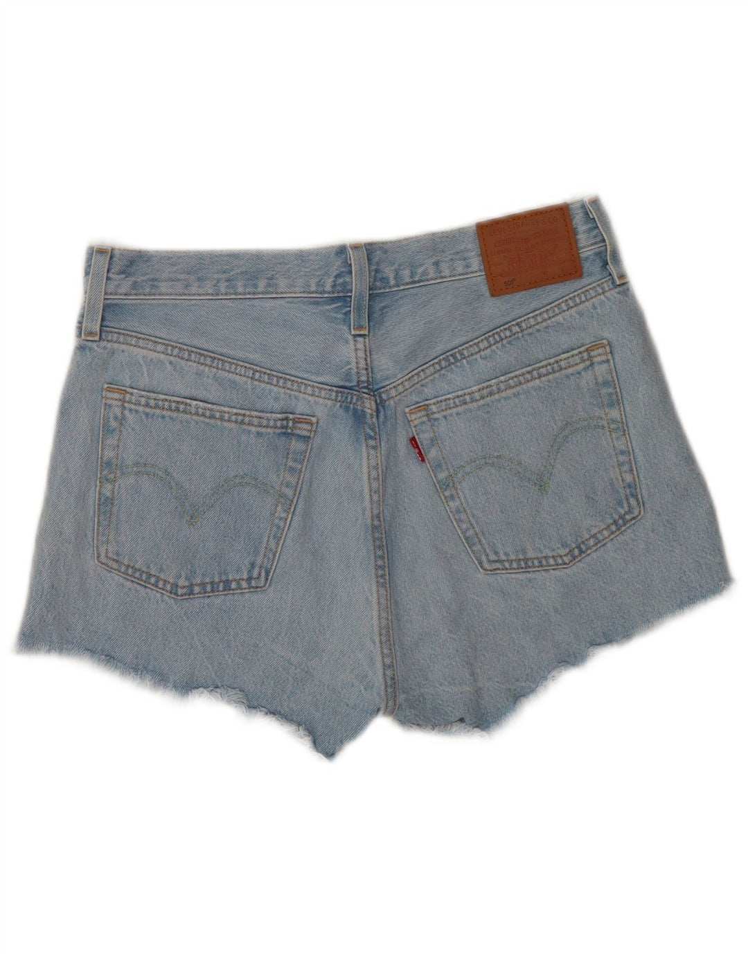 Levi's Womens 501 Denim Shorts W28 Medium  Blue Cotton