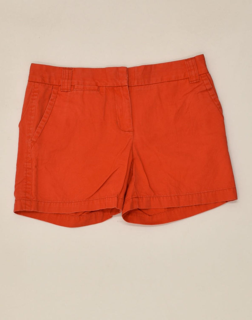 J. CREW Womens City Fit Chino Shorts US 6 Medium W30 Orange Cotton | Vintage J. Crew | Thrift | Second-Hand J. Crew | Used Clothing | Messina Hembry 