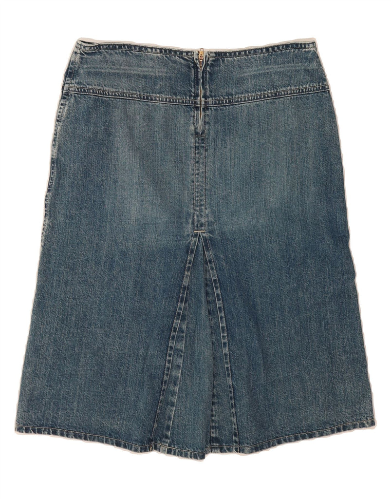 BENETTON Womens Denim Skirt IT 42 Medium W30 L24 Blue Cotton Vintage Benetton and Second-Hand Benetton from Messina Hembry 