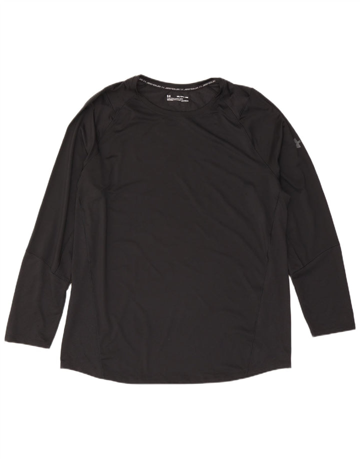 Under Armour Mens Heat Gear Top Long Sleeve 2XL Black