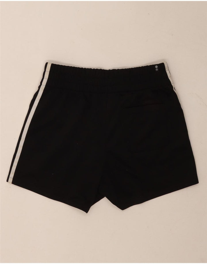 Adidas Womens Sport Shorts UK 8 Small Black Polyester
