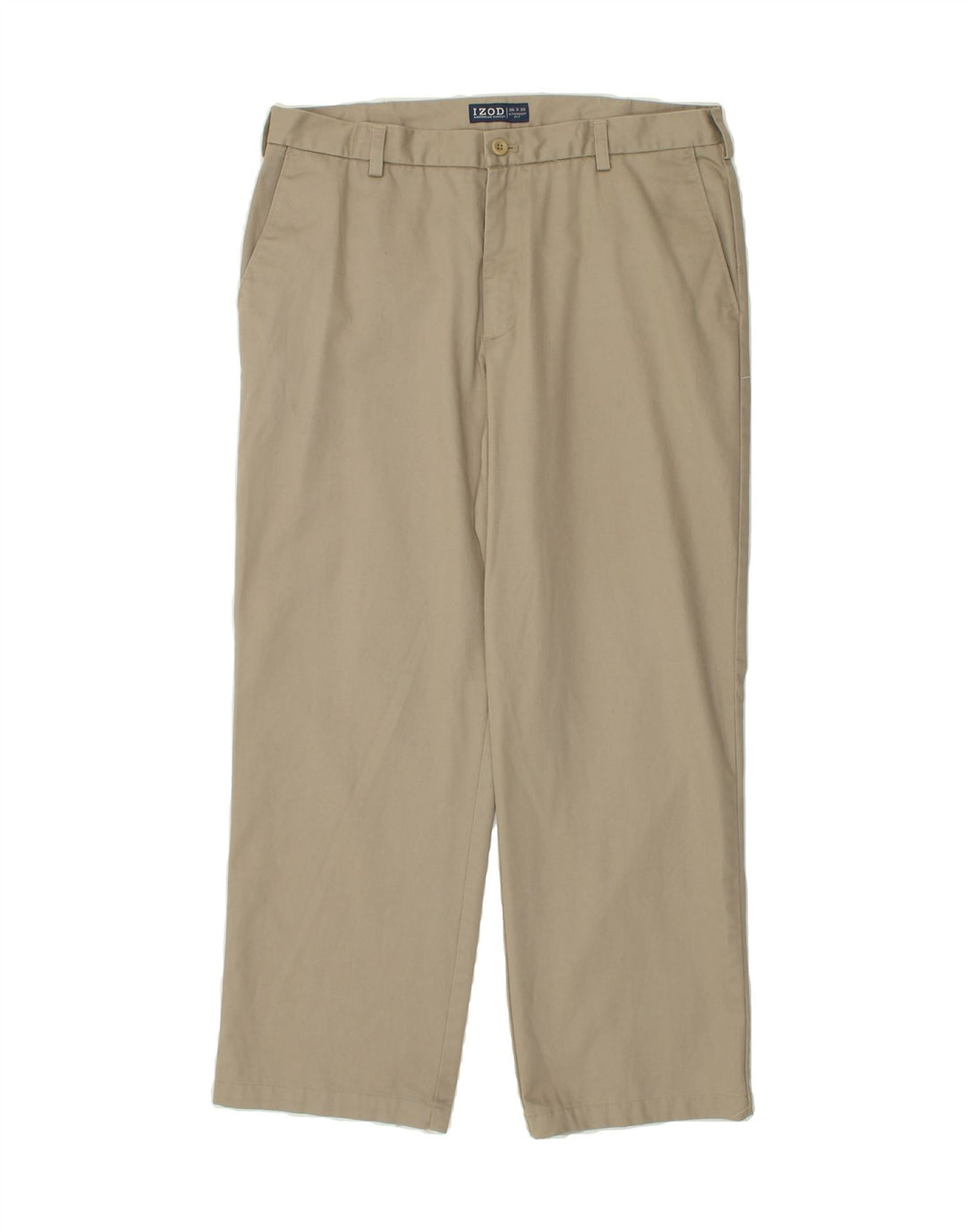 IZOD Mens Straight Chino Trousers W36 L30  Beige Cotton Vintage Izod and Second-Hand Izod from Messina Hembry 