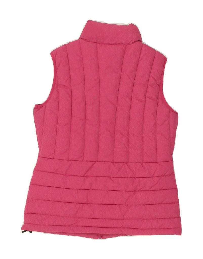 KAPPA Womens Padded Gilet UK 12 Medium Pink Nylon | Vintage Kappa | Thrift | Second-Hand Kappa | Used Clothing | Messina Hembry 