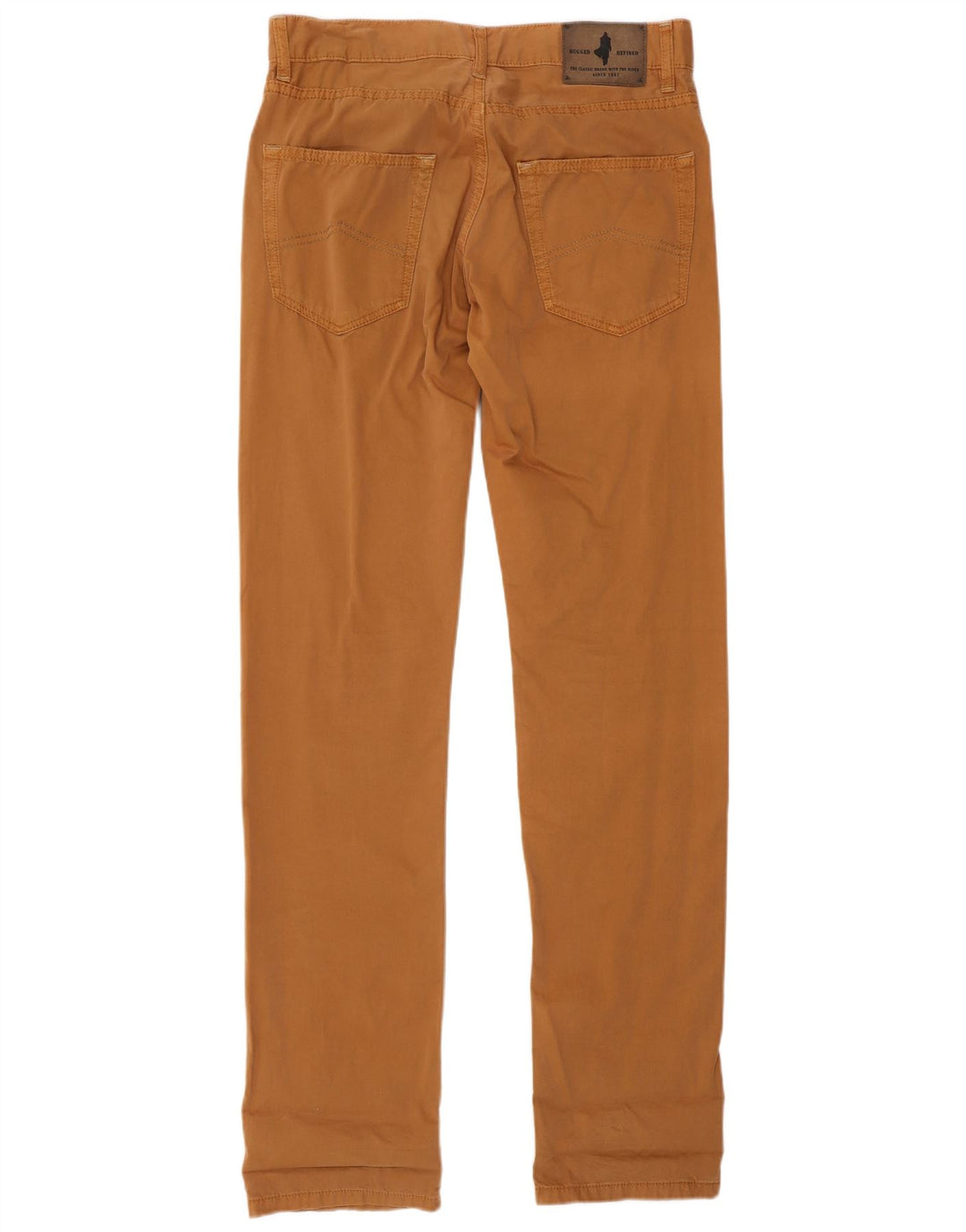 Marlboro Classics Mens Regular Straight Casual Trousers W30 L34 Brown