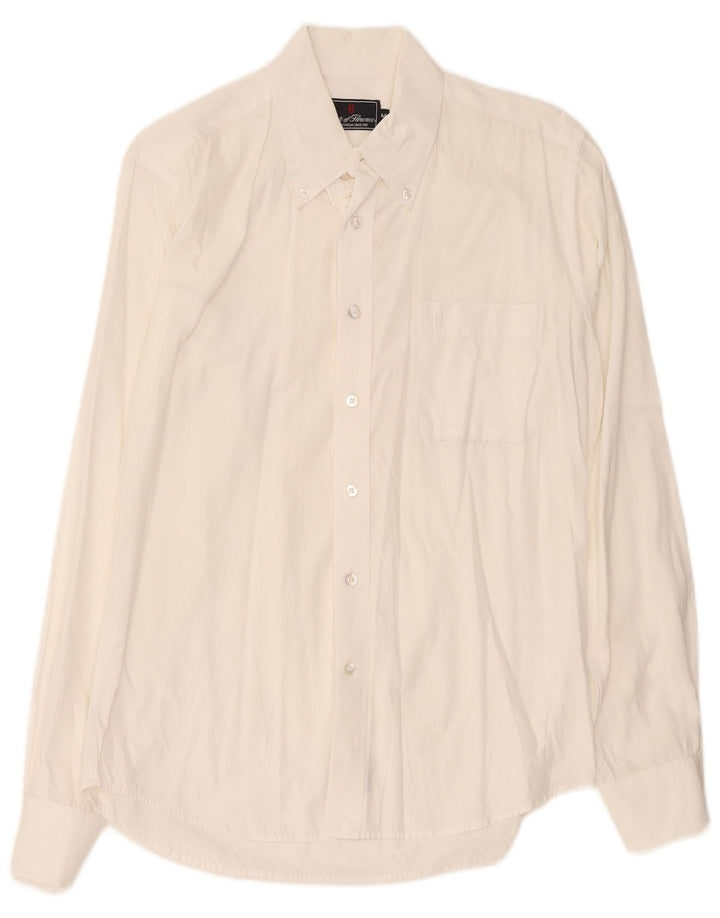 Conte of Florence Mens Shirt Medium White