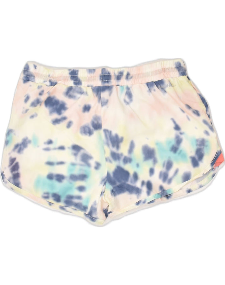 EDDIE BAUER Girls Sport Shorts 14-15 Years Large  Off White Tie Dye | Vintage Eddie Bauer | Thrift | Second-Hand Eddie Bauer | Used Clothing | Messina Hembry 