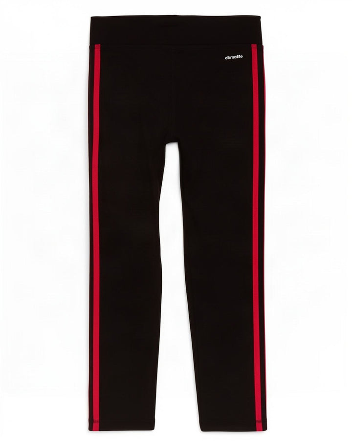 Adidas Womens Climalite Capri Leggings UK 8/10 Small Black Polyester