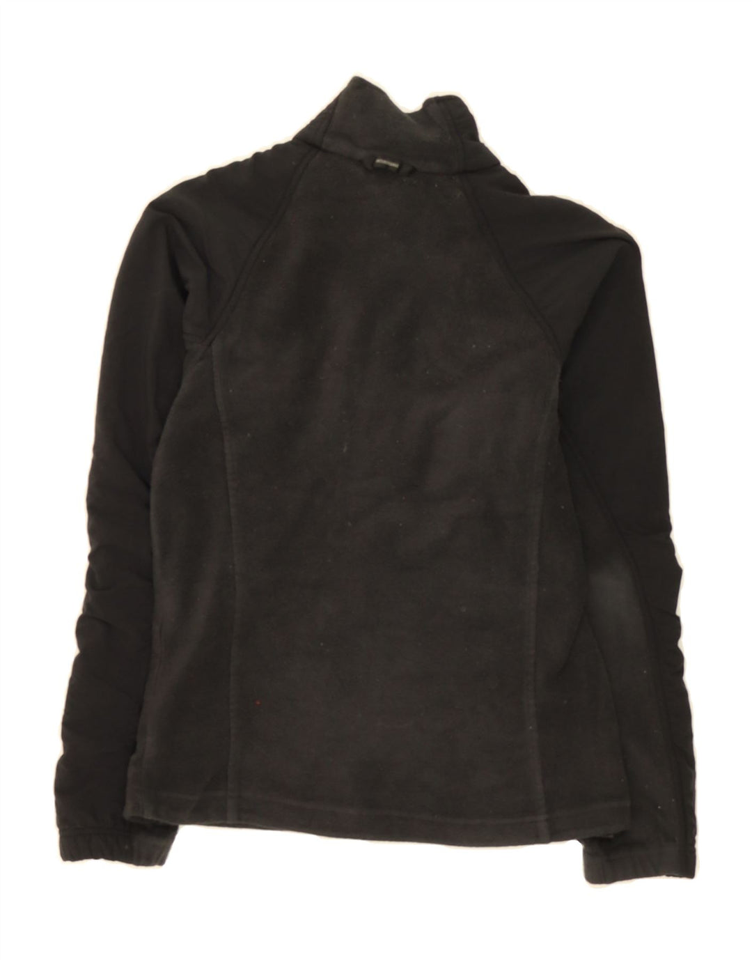 COLUMBIA Womens Fleece Jacket UK 12 Medium Black Polyester Vintage Columbia and Second-Hand Columbia from Messina Hembry 