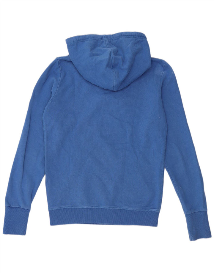 Superdry Mens Graphic Hoodie Jumper Medium Blue Cotton