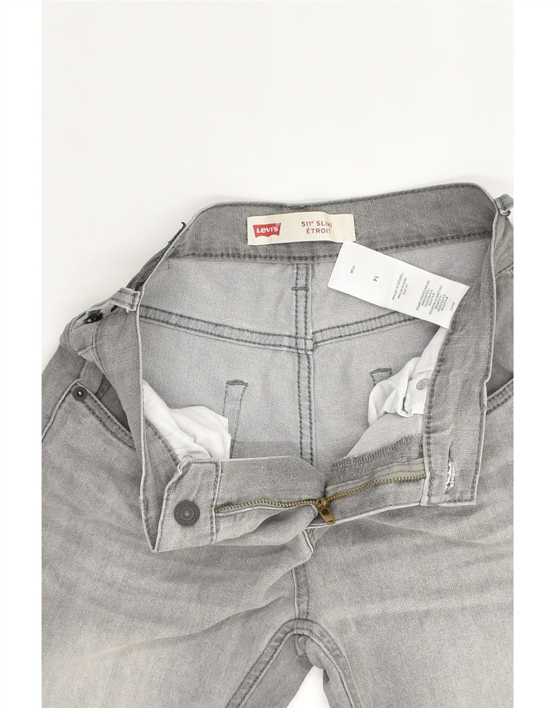 LEVI'S Boys 511 Slim Jeans 13-14 Years W27 L27 Grey Cotton | Vintage Levi's | Thrift | Second-Hand Levi's | Used Clothing | Messina Hembry 