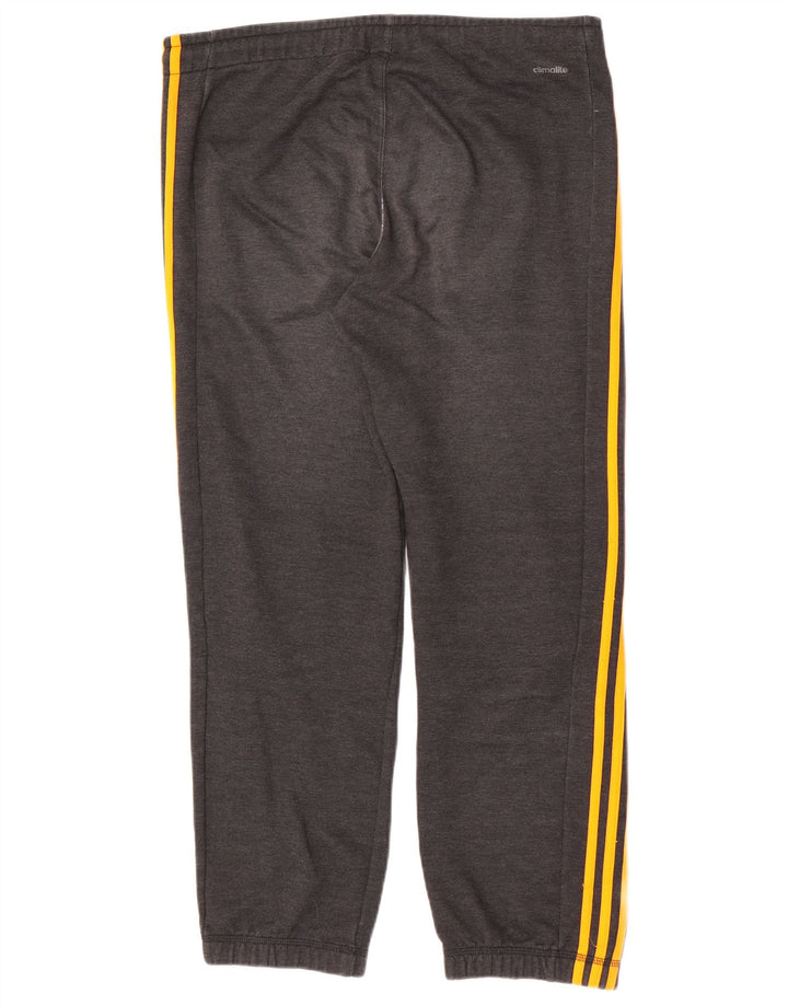 Adidas Mens Climalite Tracksuit Trousers Joggers Medium Grey Polyester