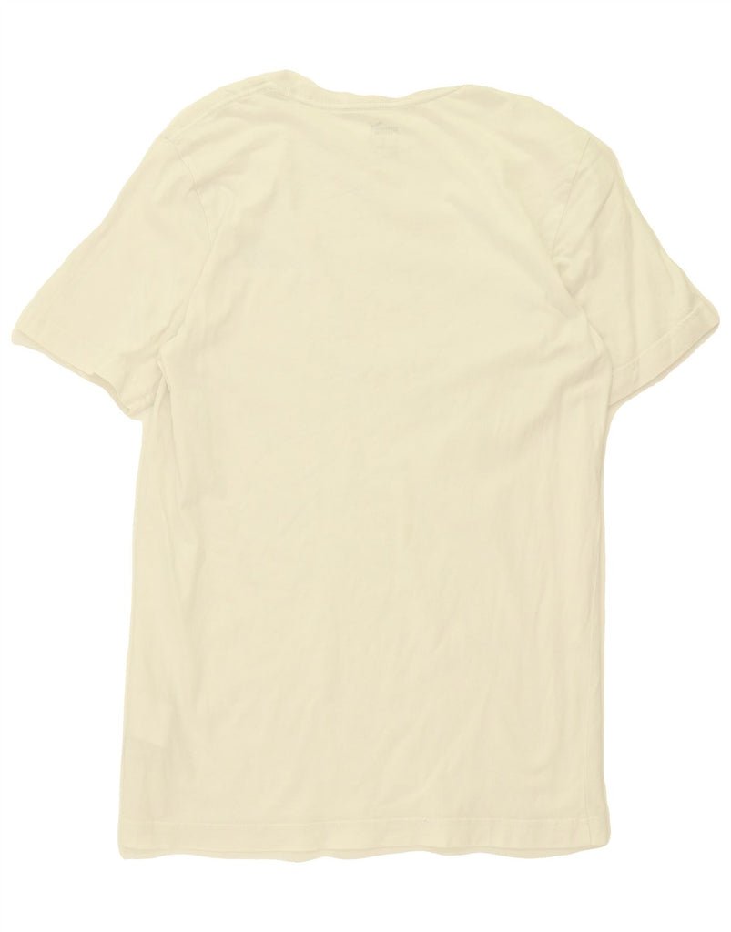 PUMA Mens T-Shirt Top Small White Cotton Vintage Puma and Second-Hand Puma from Messina Hembry 