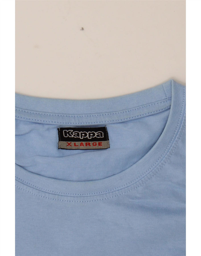 KAPPA Womens T-Shirt Top UK 18 XL Blue Cotton Vintage Kappa and Second-Hand Kappa from Messina Hembry 