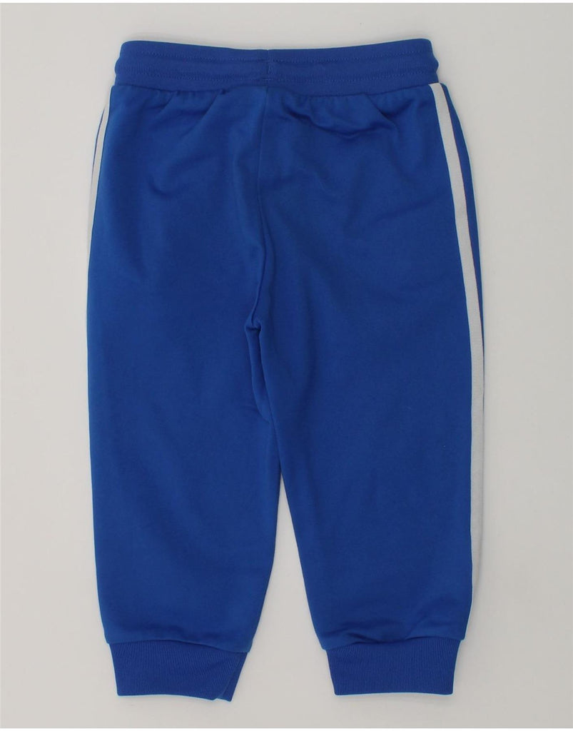 ADIDAS Baby Boys Joggers Tracksuit Trousers 18-24 Months Blue Polyester | Vintage Adidas | Thrift | Second-Hand Adidas | Used Clothing | Messina Hembry 