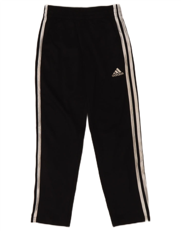 Adidas Boys Tracksuit Trousers 7-8 Years  Black Polyester