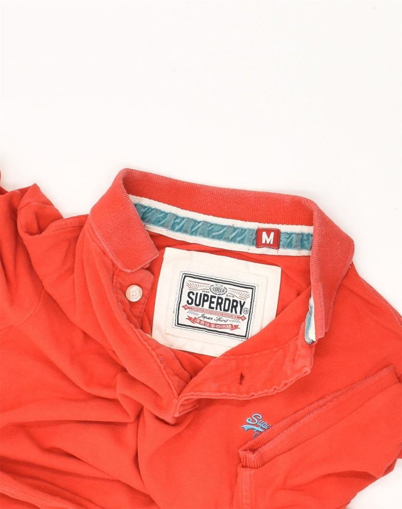 SUPERDRY Mens Polo Shirt Medium Red Cotton | Vintage Superdry | Thrift | Second-Hand Superdry | Used Clothing | Messina Hembry 