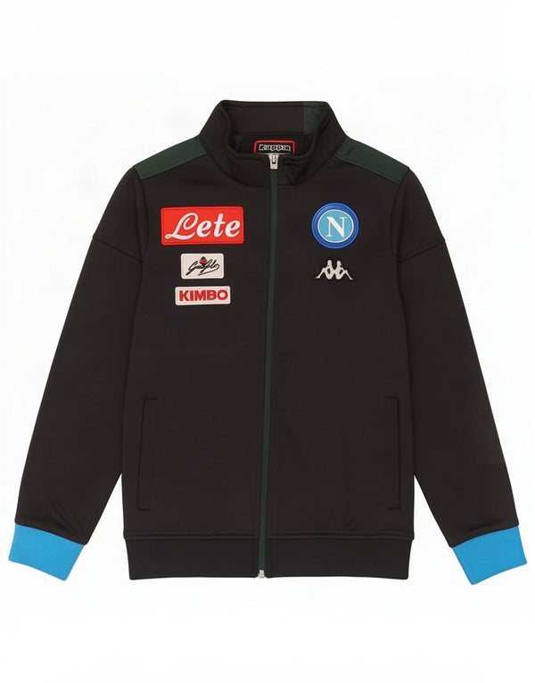Kappa Boys Gara Graphic Tracksuit Top Jacket 9-10 Years Green Colourblock