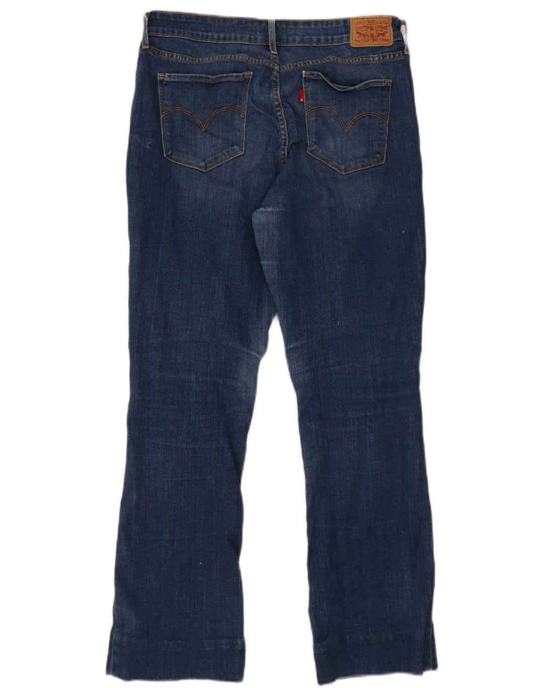 Levi's Womens 715 Bootcut Jeans W32 L32 Blue Cotton