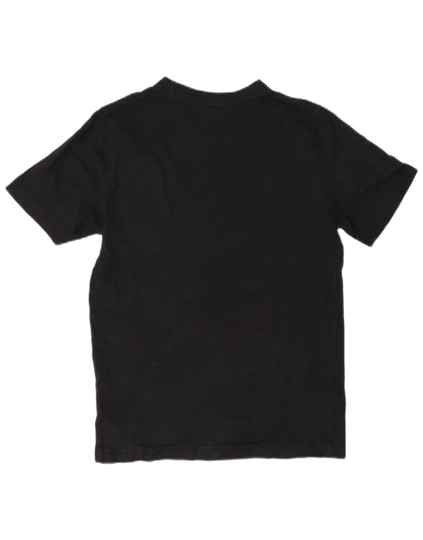 Hurley Boys Graphic T-Shirt Top 12-13 Years Black Cotton