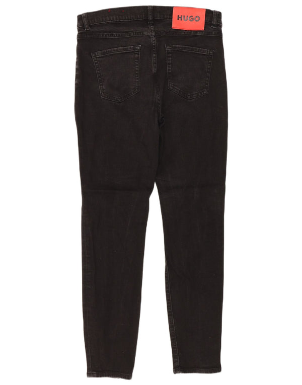 Hugo Boss Womens Skinny Jeans W29 L26 Black Cotton