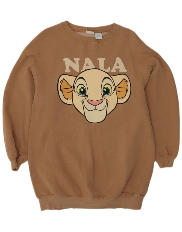Zara Girls Disney Graphic Sweatshirt Jumper 13-14 Years Brown