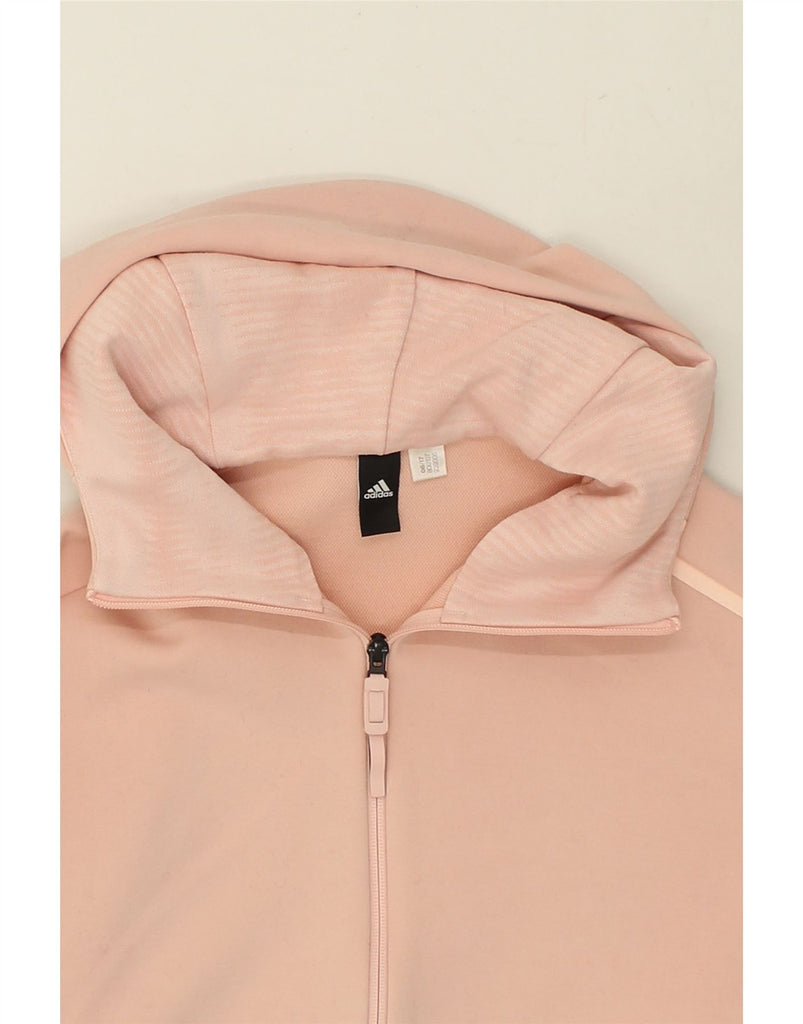 ADIDAS Girls Zip Hoodie Sweater 13-14 Years Pink | Vintage Adidas | Thrift | Second-Hand Adidas | Used Clothing | Messina Hembry 