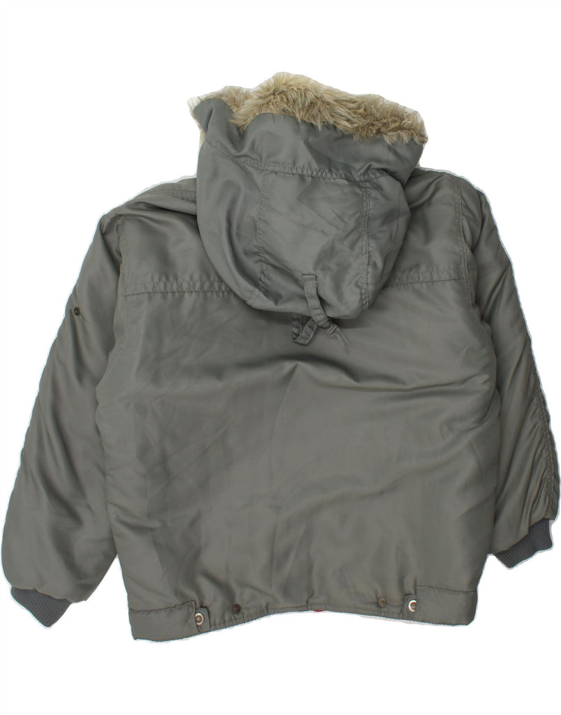 CARHARTT Mens Hooded Padded Bomber Jacket UK 36 Small Grey Nylon Vintage Carhartt and Second-Hand Carhartt from Messina Hembry 