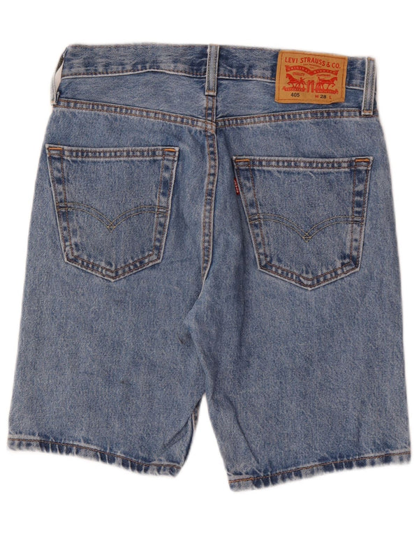 Levi's Mens 405 Standard Fit Denim Shorts W28 Small Blue Cotton