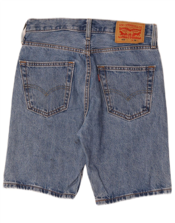 Levi's Mens 405 Standard Fit Denim Shorts W28 Small Blue Cotton