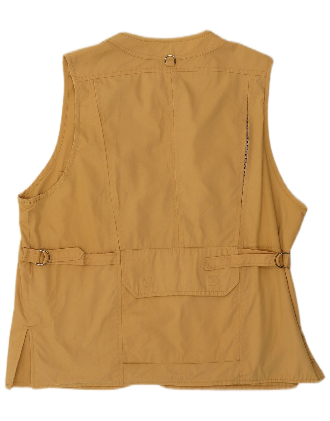 VINTAGE Mens Utility Gilet UK 40 Large Beige