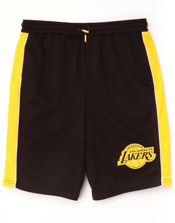 NBA Boys Lakers Sport Shorts 12-13 Years Black Colourblock Polyester Sports