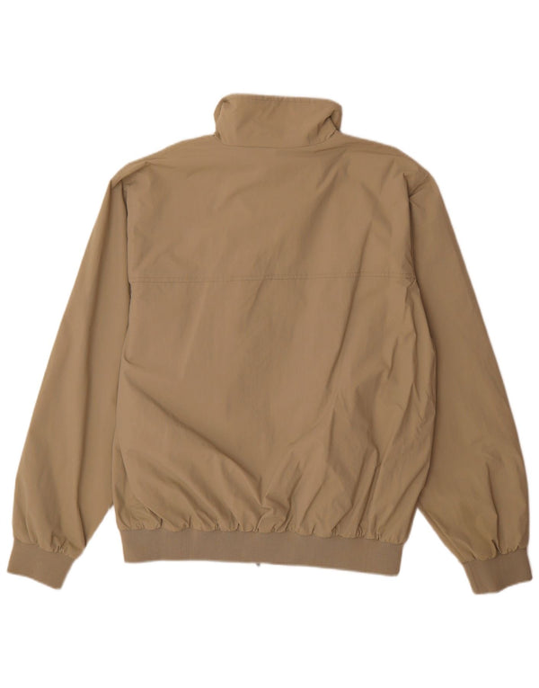 Lotto Mens Bomber Jacket UK 44 2XL Beige Nylon