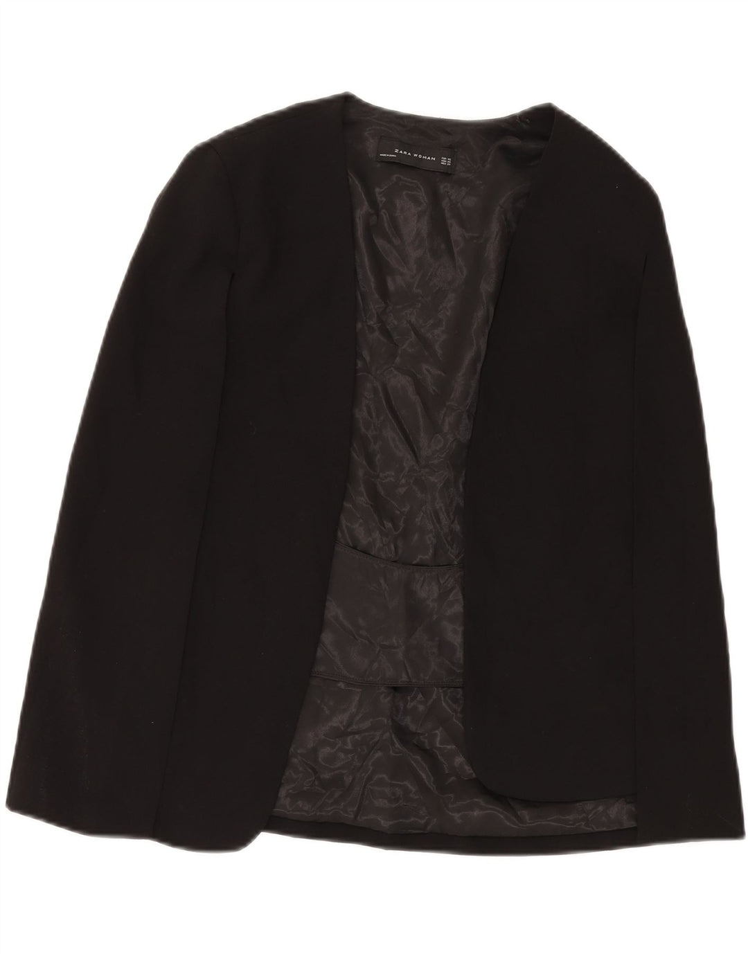 Womens Oversized Open Blazer Jacket UK 6 XS Vintage Zara and Second-Hand Zara from Messina Hembry 