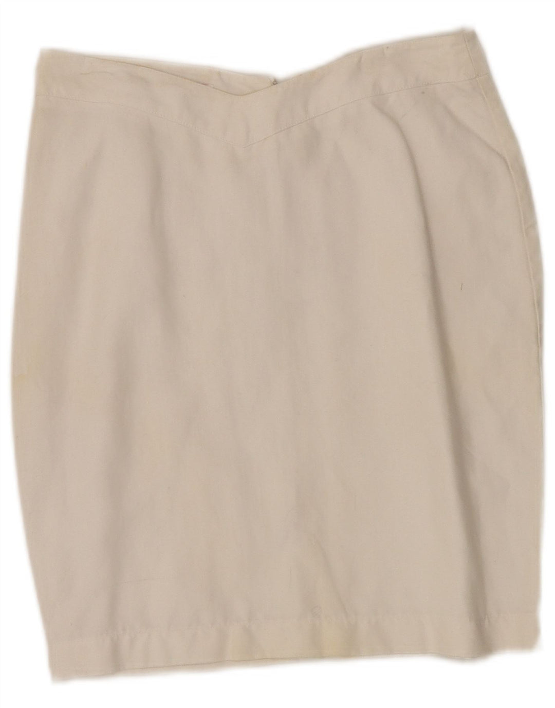 Byblos Womens Pencil Skirt IT 40 Small W28  White Linen