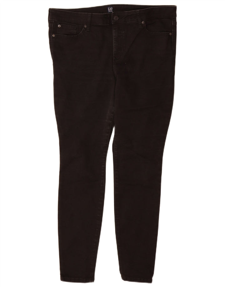Gap Womens Regular Fit Legging Skinny Jeans W33 L29 Black