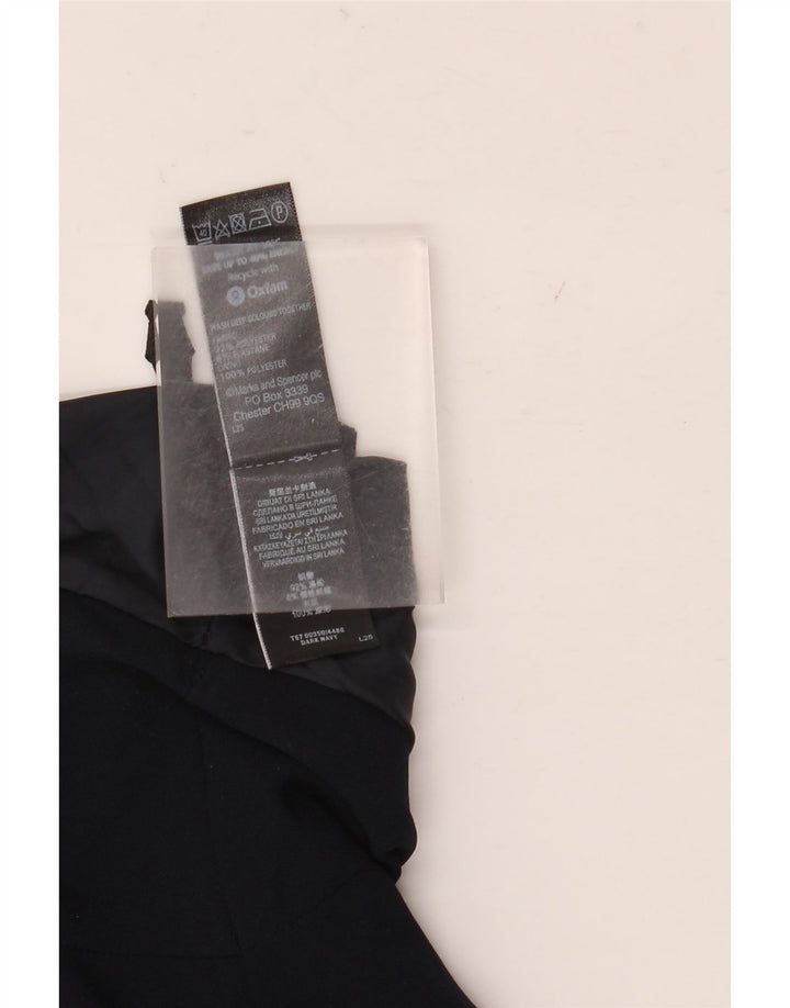Marks & Spencer Womens A-Line Skirt UK 16 Large W36  Navy Blue Polyester