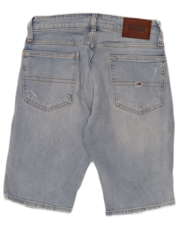 TOMMY HILFIGER Mens Ronnie Relaxed Fit Denim Shorts W29 Small Blue